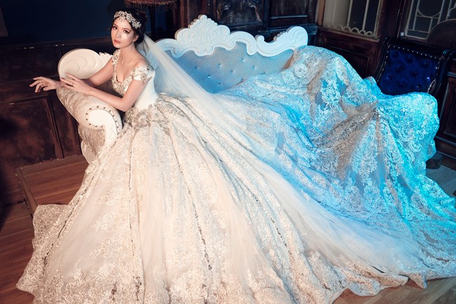 NTK Hoàng Hải trở lại với dòng váy cưới cao cấp – Sao Sống Đẹp