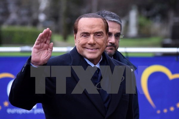 Liên minh của ông Berlusconi chiếm ưu thế trước thềm tổng tuyển cử