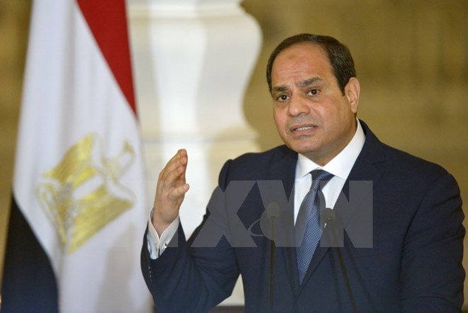 Tổng thống Ai Cập Abdel Fattah El-Sisi. (Ảnh: AFP/TTXVN)