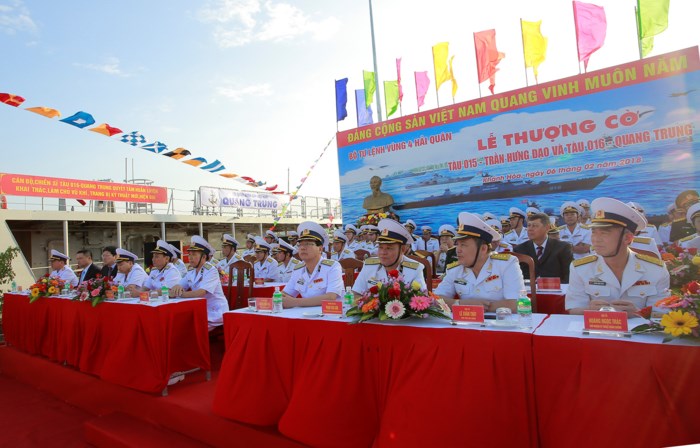 Lễ thượng cờ 2 tàu hộ vệ tên lửa Gepard 3.9 Quang Trung, Trần Hưng Đạo