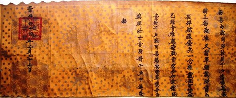 Phát hiện đạo sắc phong cổ, quý hiếm thời Lê