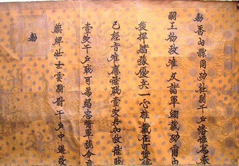 Phát hiện đạo sắc phong cổ, quý hiếm thời Lê