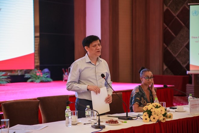 Thứ trưởng Nguyễn Thanh Long phát biểu chỉ đạo hội nghị. (Ảnh: PV/Vietnam+)