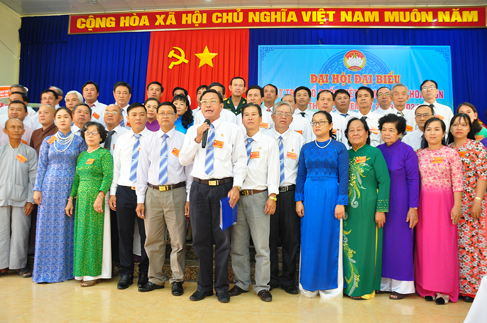 Bầu 63 ủy viên Ban Chấp hành UBMTTQ Việt Nam huyện Thoại Sơn nhiệm kỳ 2019 -2024