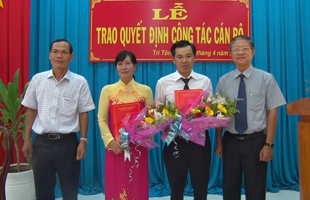 Ông Trần Nam Dương về làm Bí thư Đảng ủy xã Lương An Trà