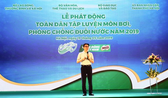 Phát động toàn dân tập bơi, phòng, chống đuối nước