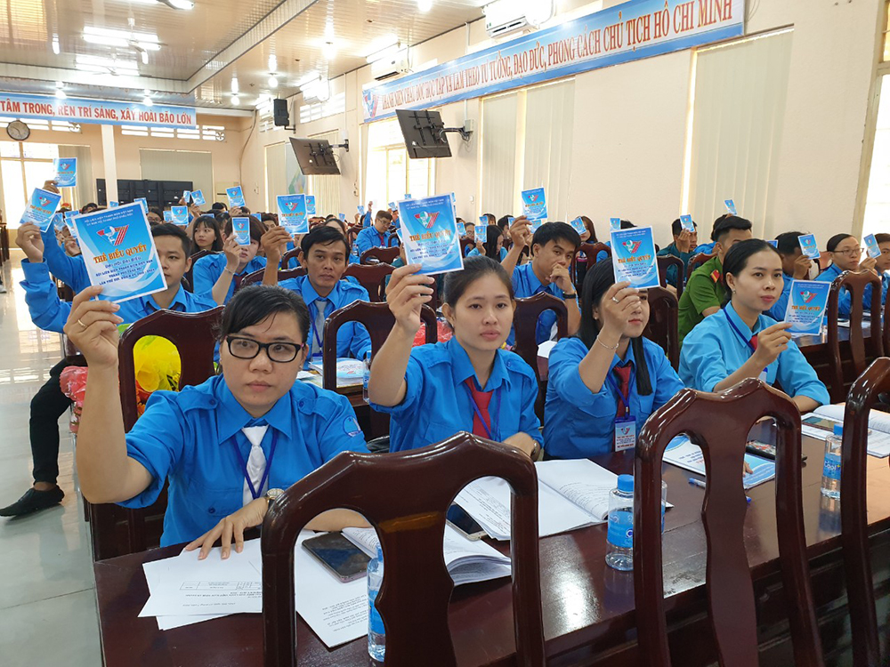 Đại hội đại biểu Hội Liên hiệp Thanh niên Việt Nam TP. Châu Đốc nhiệm kỳ 2019-2024