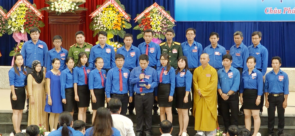 Đại hội đại biểu Hội Liên hiệp Thanh niên Việt Nam huyện Châu Phú nhiệm kỳ 2019-2024