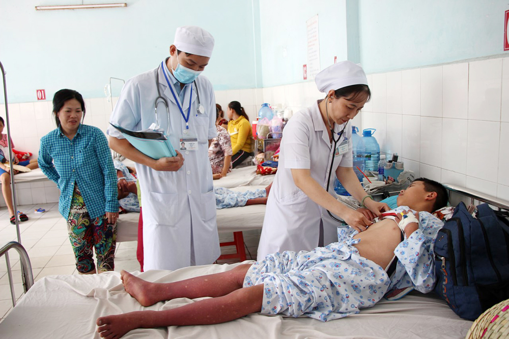 Bệnh sốt xuất huyết và tay-chân-miệng ở An Giang tiếp tục tăng