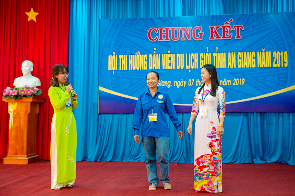 Tranh tài vòng chung kết Hội thi hướng dẫn viên du lịch giỏi tỉnh An Giang năm 2019