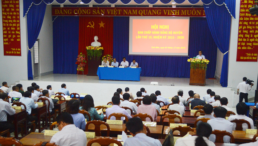 Hội nghị Ban Chấp hành Đảng bộ huyện Tịnh Biên