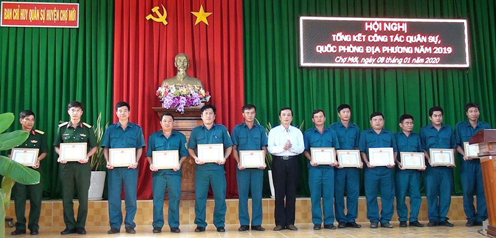 Chợ Mới tổng kết công tác quân sự, quốc phòng năm 2019