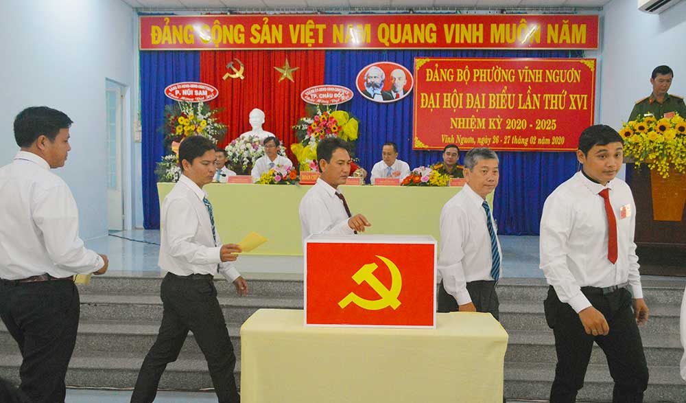 Đại hội đại biểu Đảng bộ phường Vĩnh Nguơn lần thứ XVI (nhiệm kỳ 2020-2025)