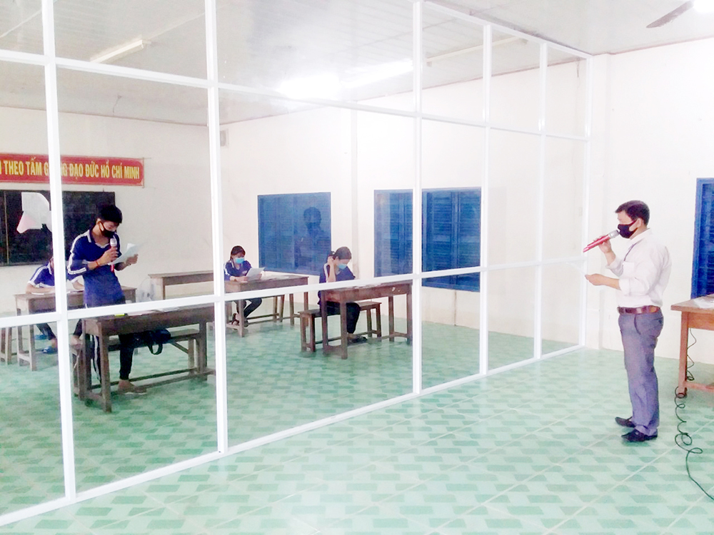 An Phú: Tổ chức vừa dạy học vừa cách ly 6 học sinh Việt kiều Campuchia