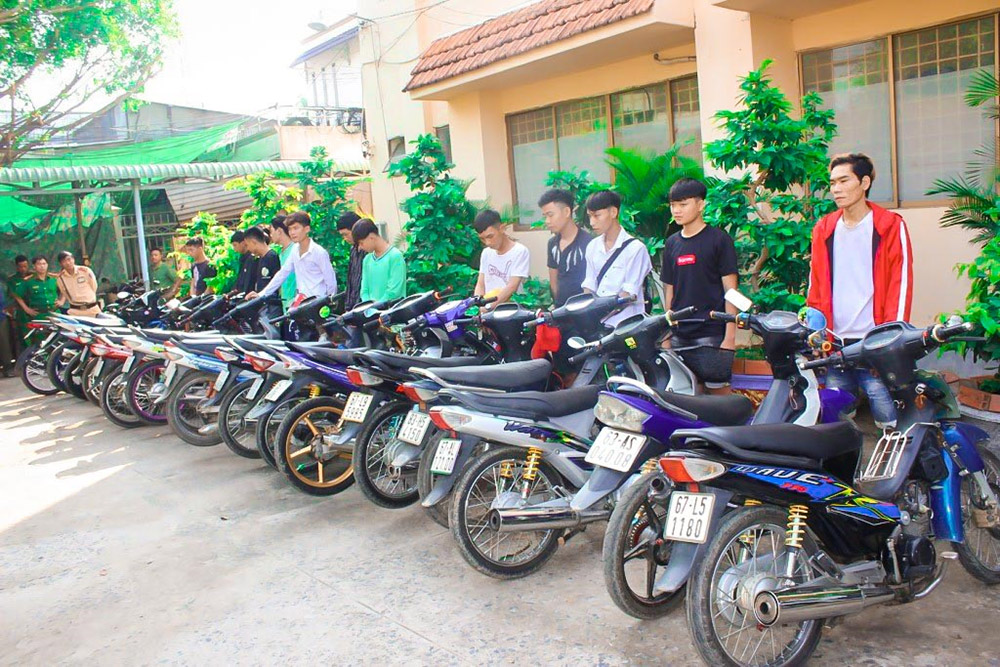 An Giang kiên quyết đấu tranh với đua xe trái phép