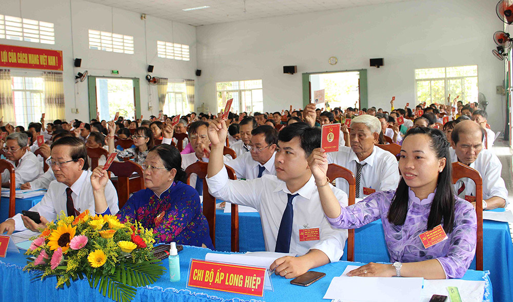 Đại hội Đảng bộ xã Long An lần thứ XI (nhiệm kỳ 2020 – 2025)