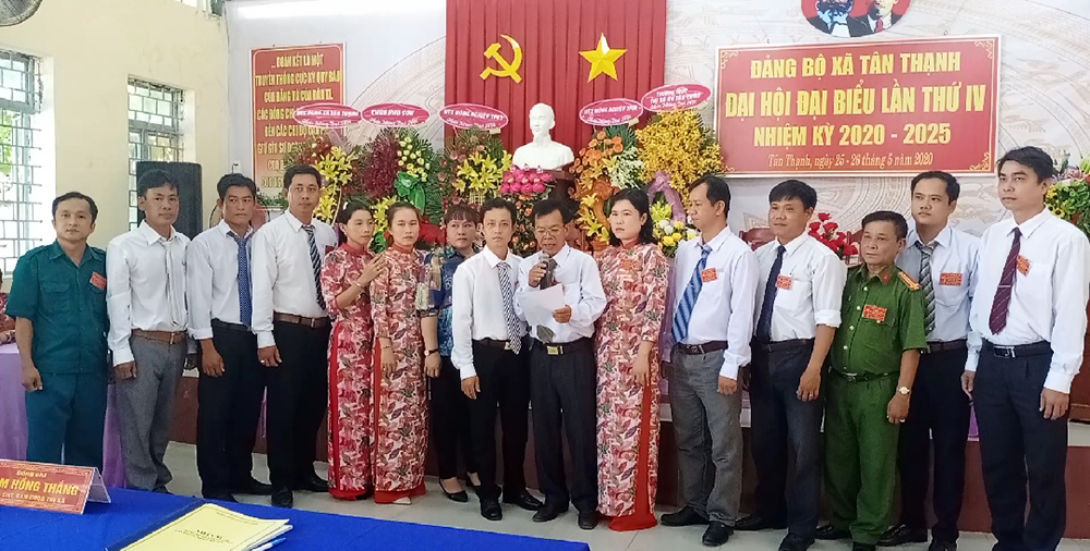 Đại hội Đảng bộ xã Tân Thạnh thành công tốt đẹp