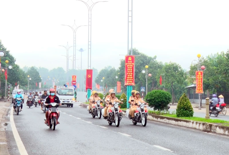 Công an tỉnh Bến Tre ra quân tấn công, trấn áp tội phạm