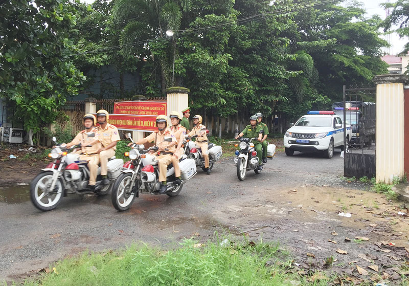 Công an tỉnh Bến Tre ra quân tấn công, trấn áp tội phạm