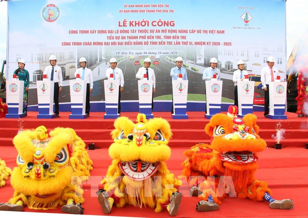 Bến Tre khởi công xây dựng Đại lộ Đông Tây