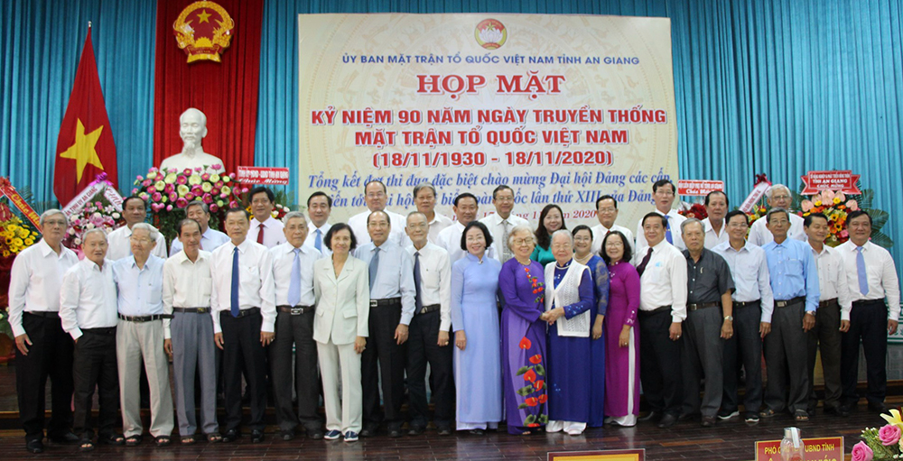 An Giang họp mặt kỷ niệm 90 năm ngày truyền thống Mặt trận Dân tộc thống nhất Việt Nam