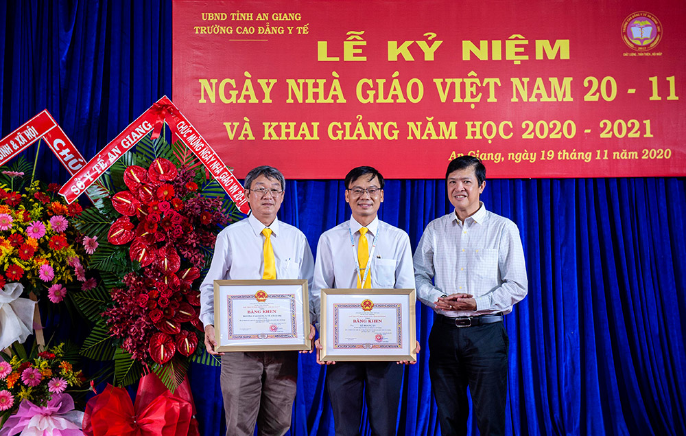 Trường Cao đẳng Y tế An Giang tổ chức lễ kỷ niệm ngày Nhà giáo Việt Nam 20- 11 và khai giảng năm học mới 2020- 2021