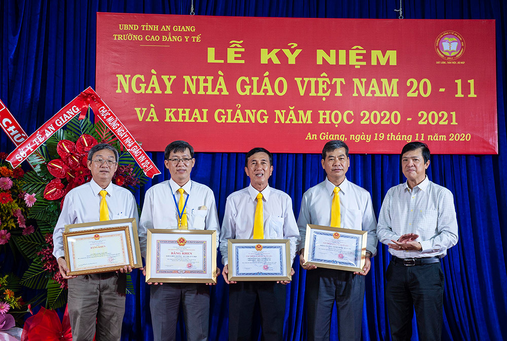 Trường Cao đẳng Y tế An Giang tổ chức lễ kỷ niệm ngày Nhà giáo Việt Nam 20- 11 và khai giảng năm học mới 2020- 2021