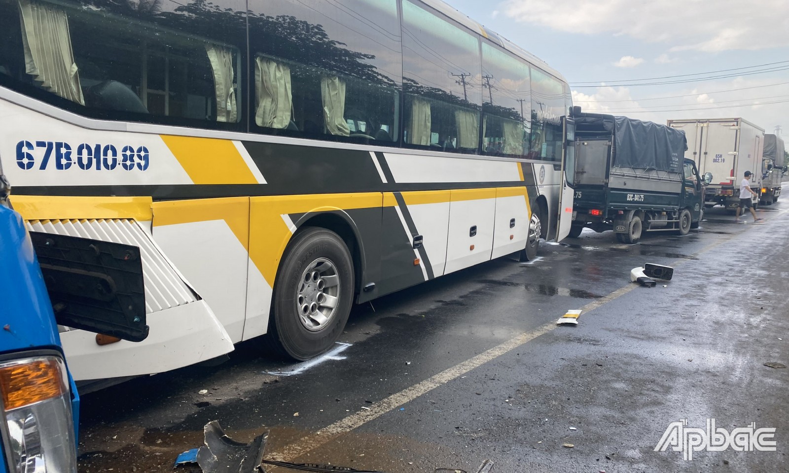 7 xe va chạm liên hoàn trên Quốc lộ 1