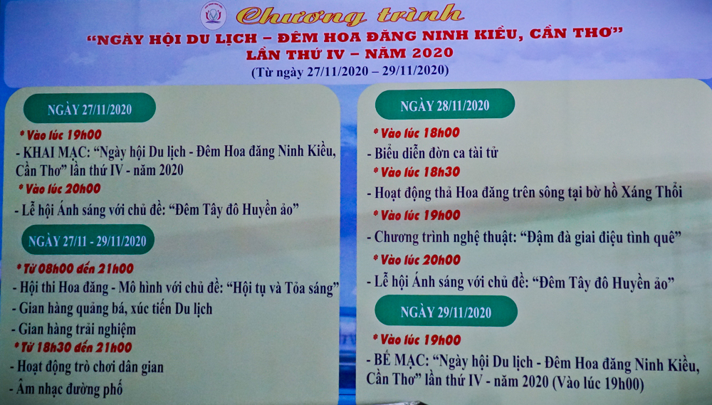 Cùng chờ đón đêm hội hoa đăng Ninh Kiều