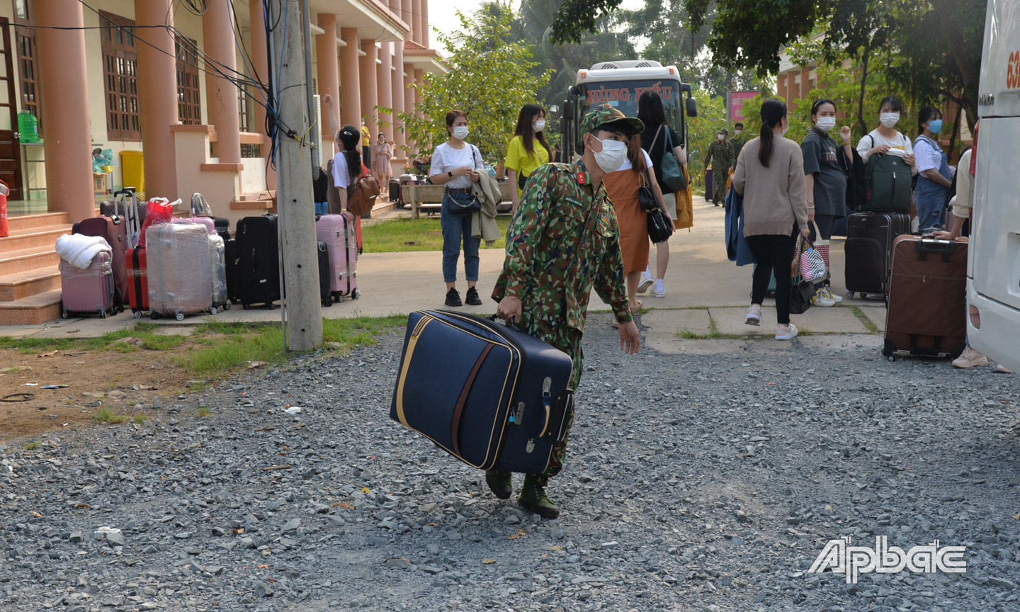 Tiền Giang: 249 công dân về từ Đài Loan hoàn thành cách ly y tế