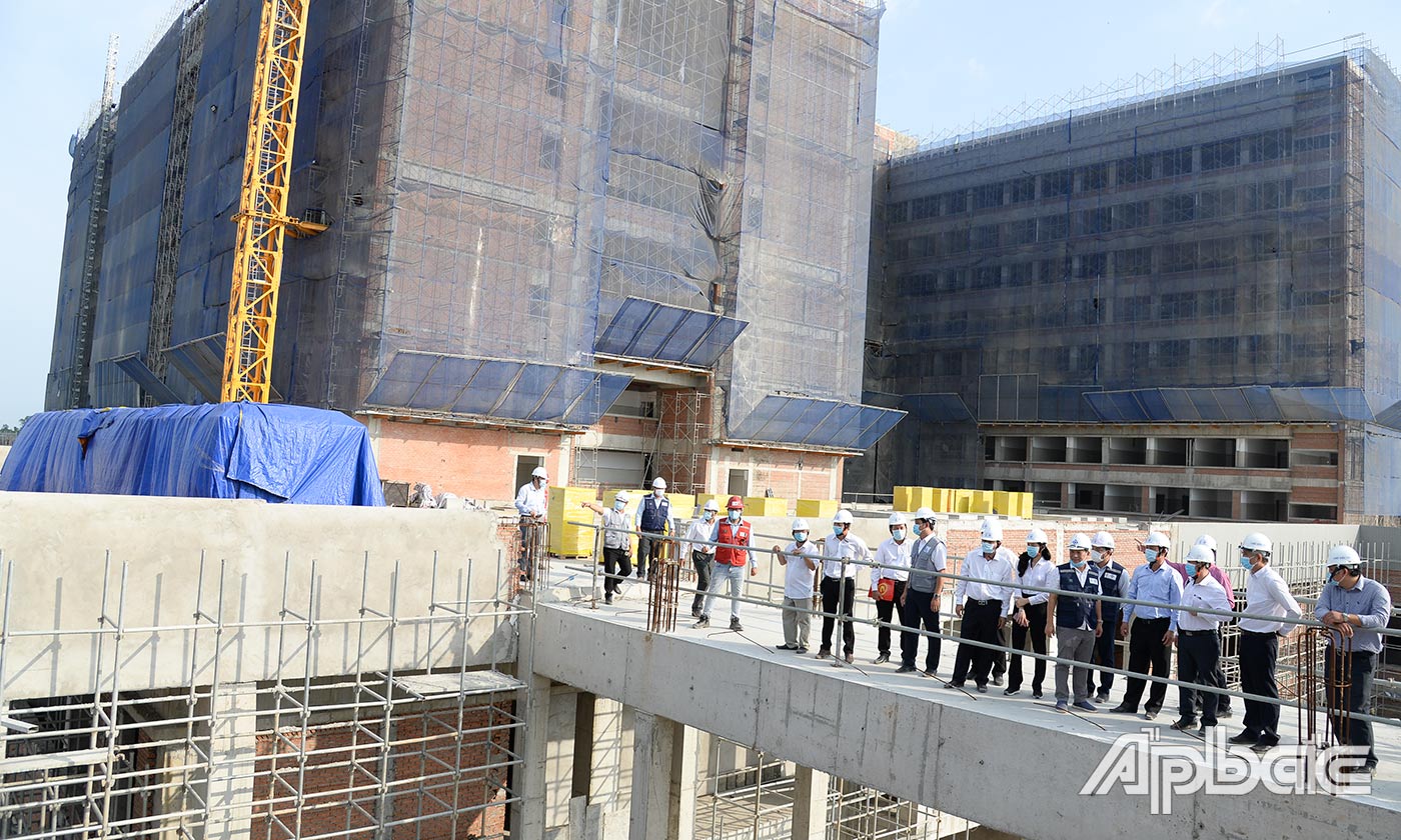 Dự kiến cuối tháng 10-2021, Bệnh viện đa khoa tỉnh Tiền Giang sẽ đưa vào sử dụng