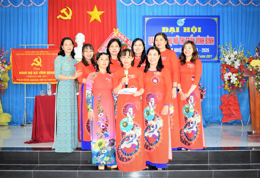 Châu Thành hoàn thành Đại hội đại biểu Phụ nữ cấp cơ sở nhiệm kỳ 2021 – 2026