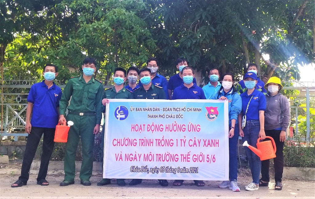 TP. Châu Đốc hưởng ứng chương trình “Trồng 1 tỷ cây xanh”