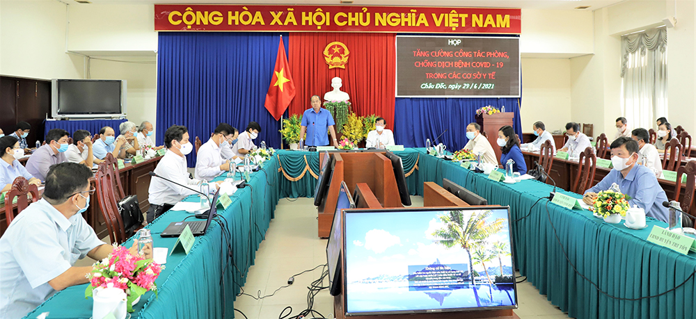 An Giang tăng cường phòng, chống dịch bệnh COVID-19 trong các cơ sở y tế