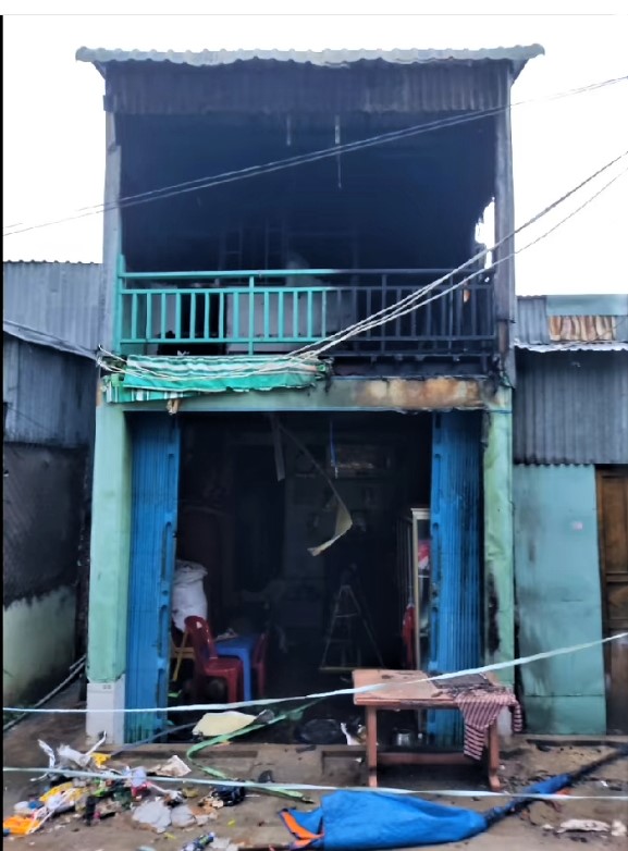 Công an TP. Châu Đốc truy tìm đối tượng liên quan tới vụ cháy nhà