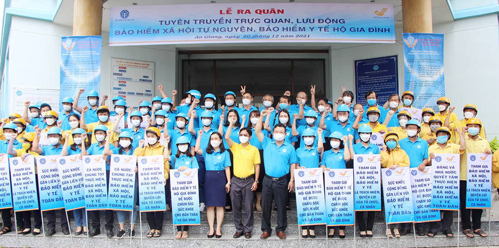Bảo hiểm xã hội An Giang ra quân tuyên truyền bảo hiểm xã hội tự nguyện, bảo hiểm y tế hộ gia đình