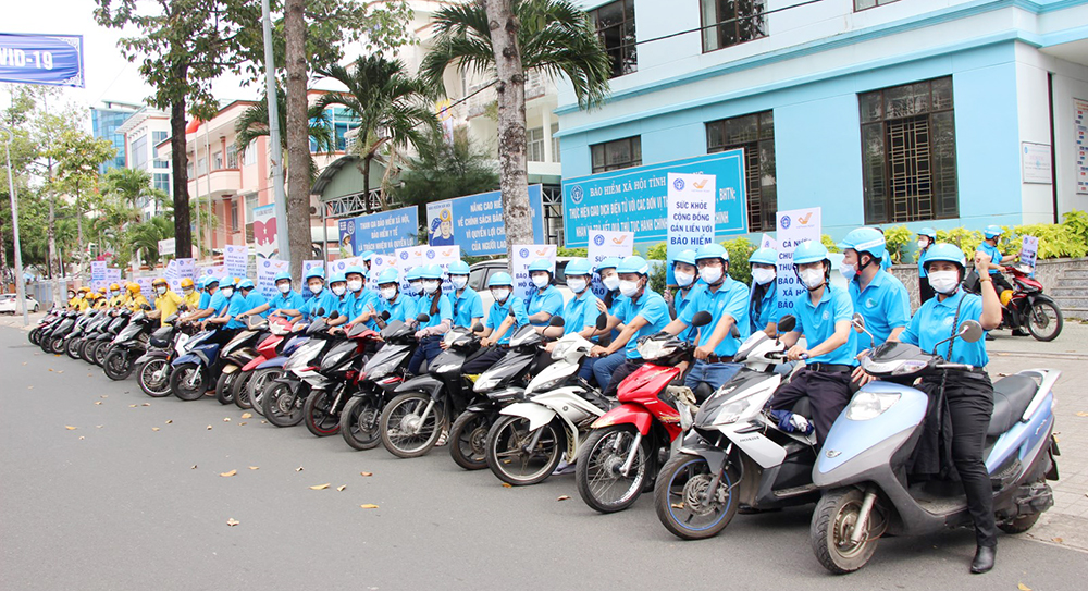 Bảo hiểm xã hội An Giang ra quân tuyên truyền bảo hiểm xã hội tự nguyện, bảo hiểm y tế hộ gia đình