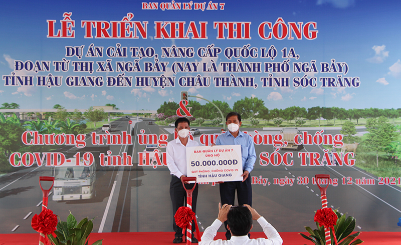 Hậu Giang triển khai thi công Dự án cải tạo, nâng cấp Quốc lộ 1A