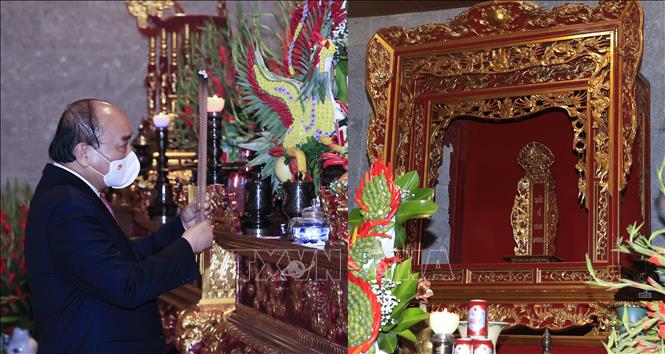 Chủ tịch nước dự Lễ khánh thành Đền thờ Vua Hùng tại TP Cần Thơ