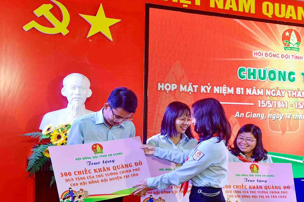 An Giang: Họp mặt kỷ niệm 81 năm Ngày thành lập Đội TNTP Hồ Chí Minh (15/5/1941 - 15/5/2022)