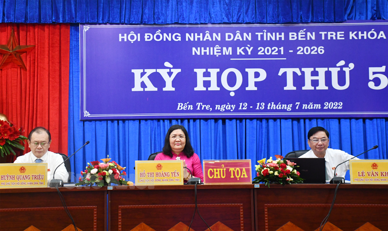 Bến Tre: Khai mạc Kỳ họp thứ 5, HĐND tỉnh khoá X, nhiệm kỳ 2021 - 2026