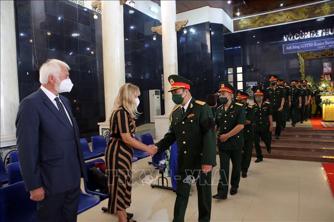 Lễ Truy điệu và an táng Anh hùng LLVT Kostas Sarantidis - Nguyễn Văn Lập