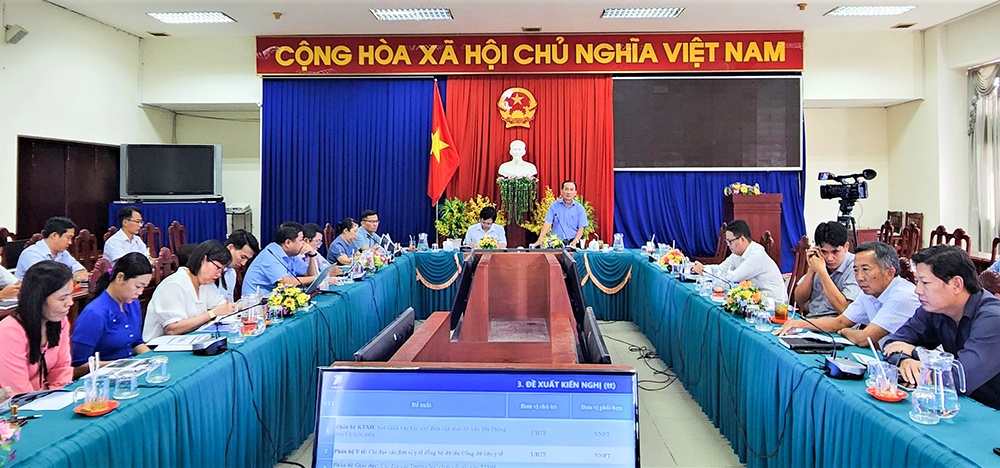 TP. Châu Đốc rà soát, chuẩn bị đưa vào vận hành Trung tâm Điều hành thông minh (IOC)