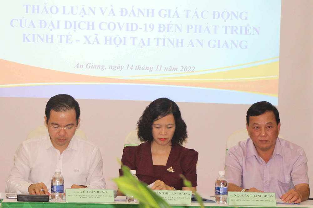 Đánh giá tác động của đại dịch COVID-19 và đề xuất giải pháp hỗ trợ, tháo gỡ khó khăn cho doanh nghiệp An Giang