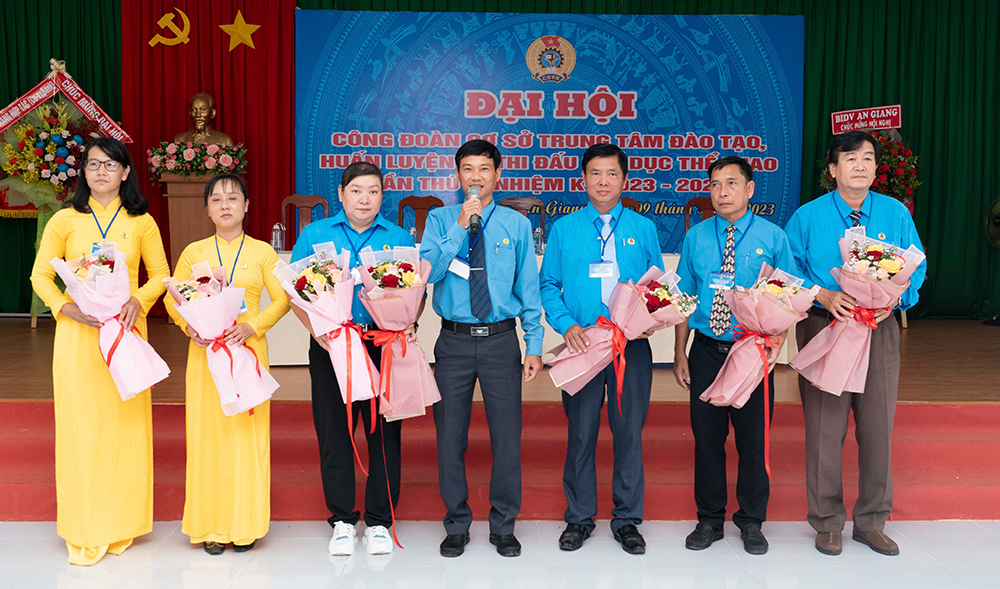 Đại hội Công đoàn cơ sở Trung tâm Đào tạo, Huấn luyện và thi đấu thể dục thể thao tỉnh An Giang lần thứ II, nhiệm kỳ 2023-2028