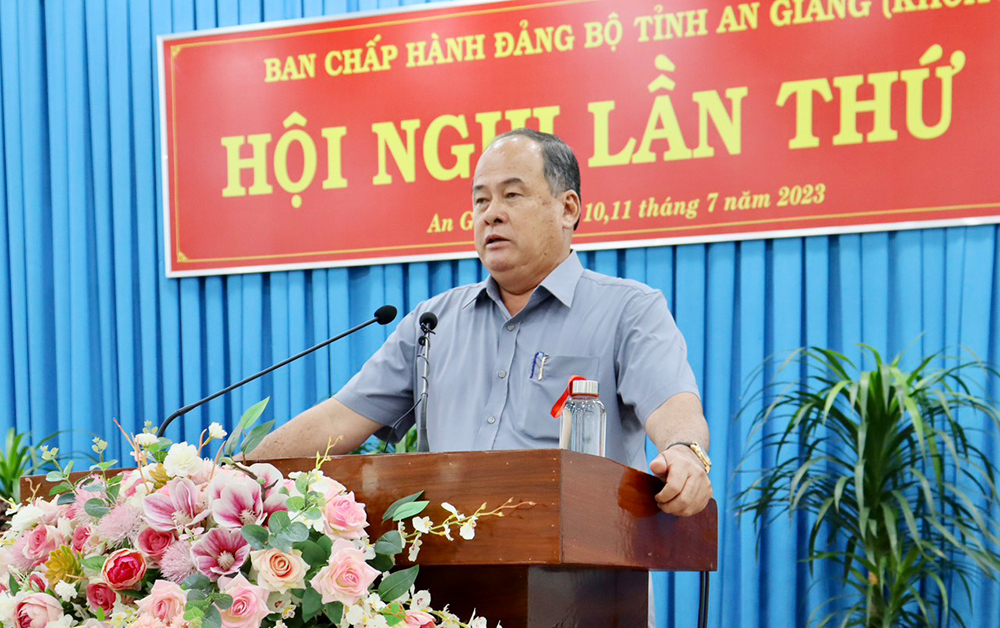 Bế mạc Hội nghị lần thứ 12, Ban Chấp hành Đảng bộ tỉnh An Giang khóa XI