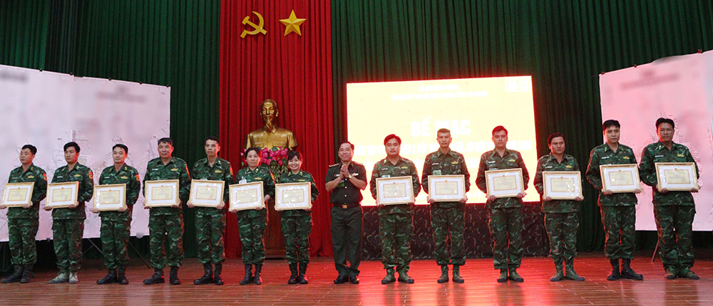 Hoàn thành diễn tập Chỉ huy – Tham mưu 1 bên 2 cấp tại An Giang