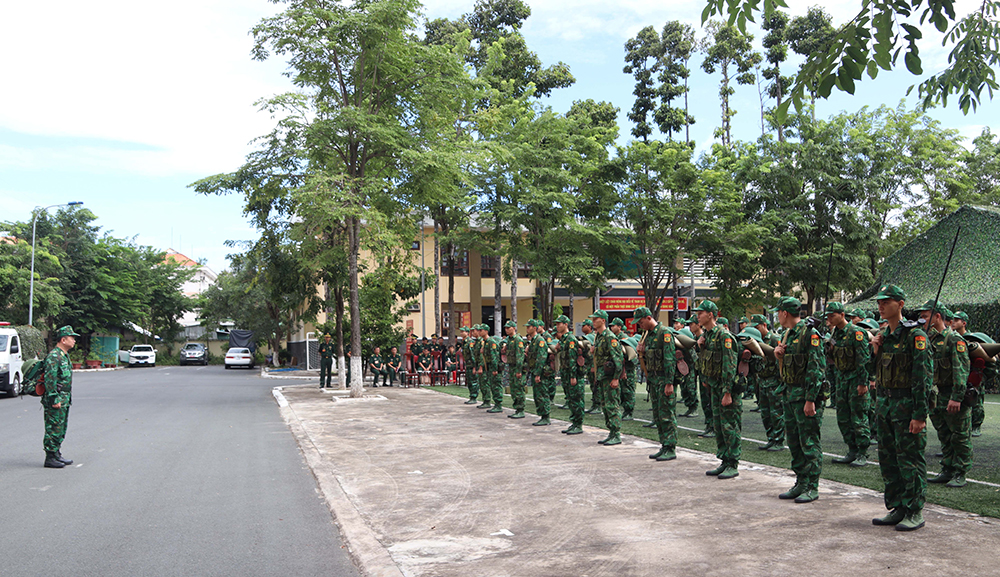 Hoàn thành diễn tập Chỉ huy – Tham mưu 1 bên 2 cấp tại An Giang