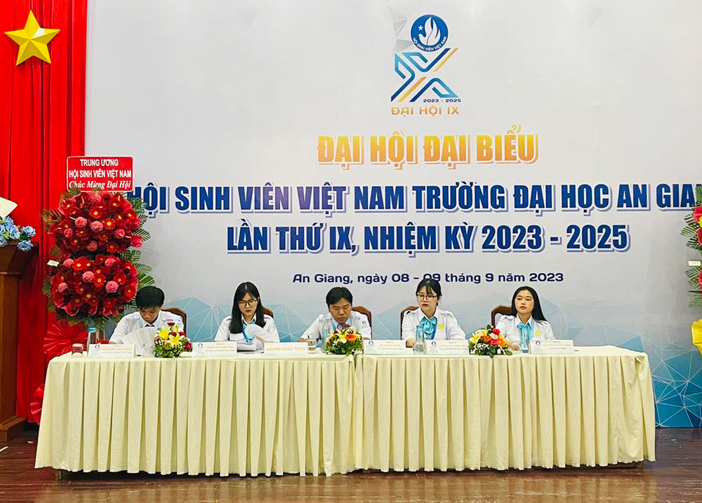 Bạn Phan Hoàng Anh đắc cử Chủ tịch Hội Sinh viên Việt Nam Trường Đại học An Giang khóa IX (nhiệm kỳ 2023-2025)