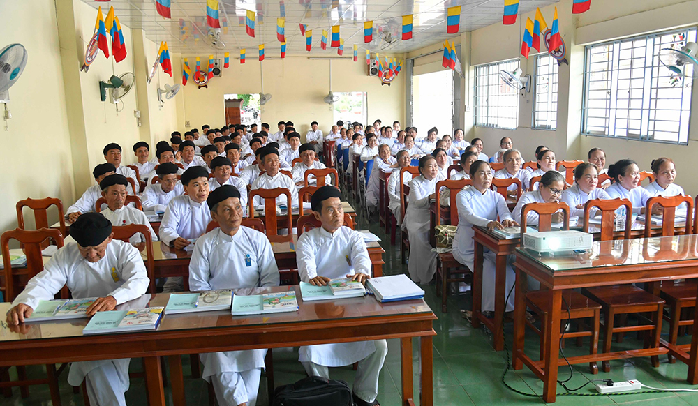 An Giang bồi dưỡng kiến thức quốc phòng cho chức sắc, chức việc Hội thánh Cao đài Tây Ninh